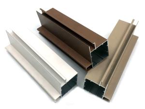 Quality Champagne Anodic Oxidation Coated Aluminium Frame Extrusions wholesale