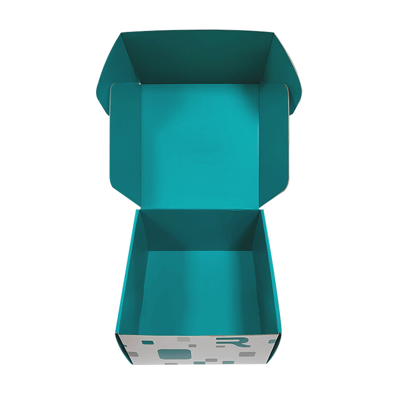 Recyclable Mailer Shipping Boxes Flat Packed Kraft Corrugated Mailer Boxes