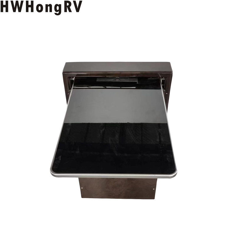 Powered rv recessed table be compatible for Caravan campervan and RV custom car seat electric powered foldable table
