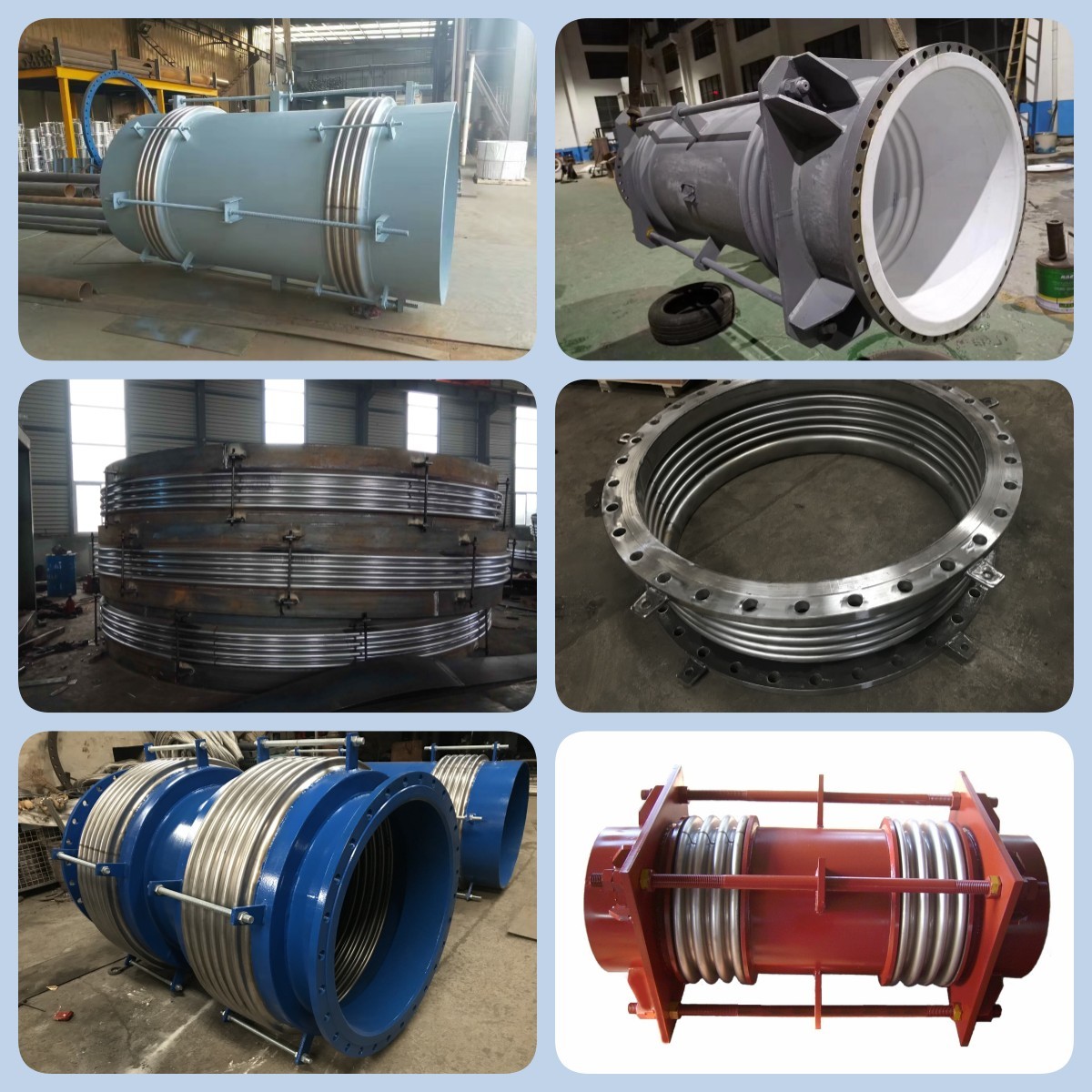 High Noise Reduction Bellow Expansion Joints Single Or Multi-ply -10C- 300C