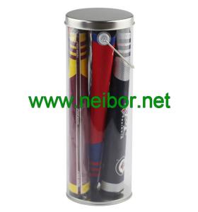 Quality Clear PVC pail PET bucket Plastic tube for color flags packaging wholesale