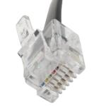mobile 6P6C rj12 Telephone extension Cable PVC jacket