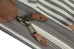 Adjustable Shoulder Strap Canvas Travel Duffle Bag Sturdy Leather Handle