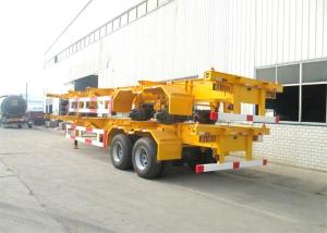 Quality Dual Line Braking Straight Beam 40Foot Flatbed Container Trailer wholesale