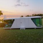 10000kg Capsule Mobile Home Luxury Modern Prefabricated Capsule Cabin House 11.5