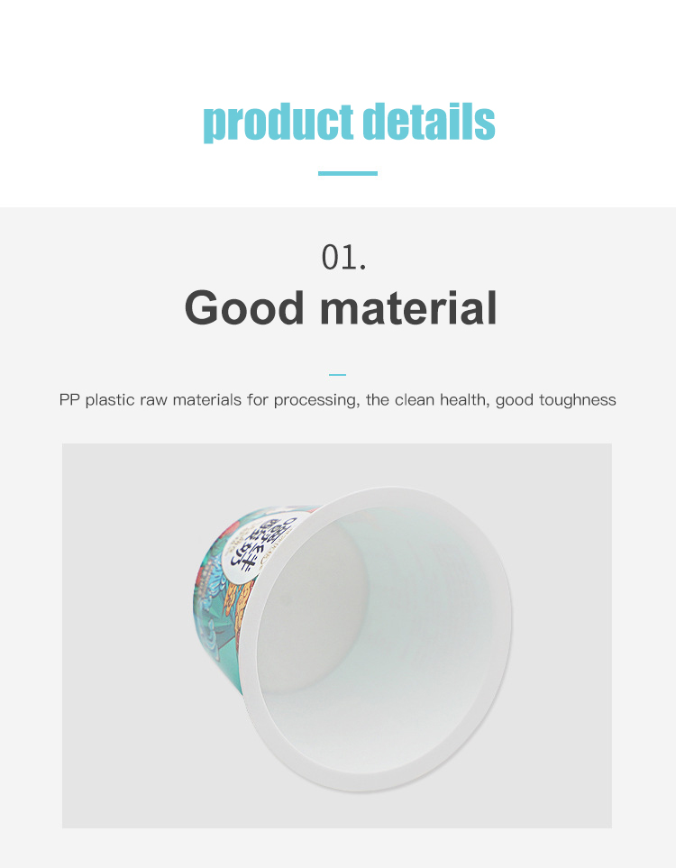 Disposable Plastic Cups Custom Logo Cake Yogurt Jelly Dessert Plastic Ice Cream Cup