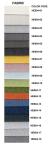 Fabric Shell Upholstered Restaurant Dining Chairs Polyester Material Wear Proof