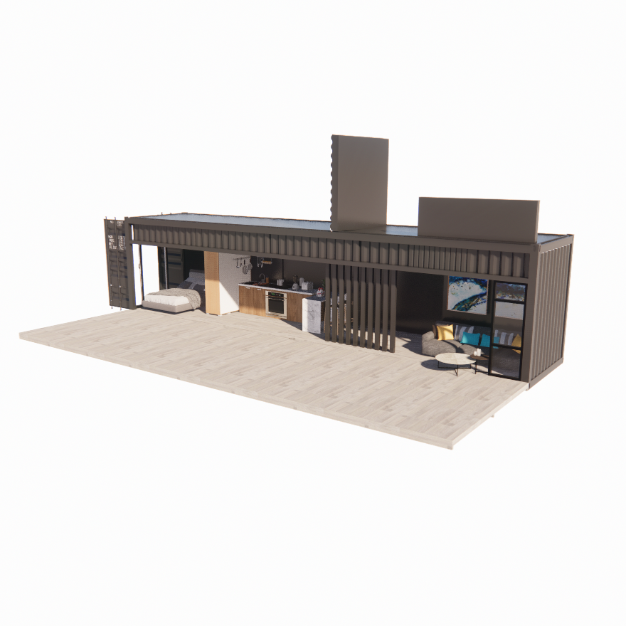 Wall 50/75/100mm Wave Sandwich Panel Portable House Mobile Homes Prefabricated Shipping Container Bar Aluminum Alloy Windows