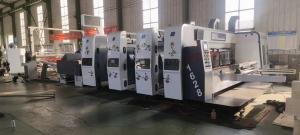 Quality Corrugated Cardboard Printing Slotting Die Cutting Machine Four Color wholesale