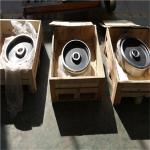 4140 Material Steel Rail Wheels 10-1450mm Forging 0.1mm Tolerance
