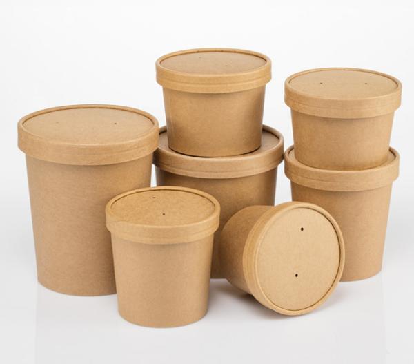 Eco Friendly Compostable Takeaway 8oz 12oz 16oz 26oz 32oz Biodegradable PLA