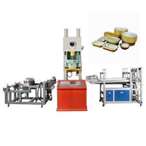 Quality Automatic Grade Automatic Aluminum Foil Container Punching Machine for Food Packaging wholesale