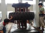 380V Solid Tire Press Machine , 200T Tire Change Machine