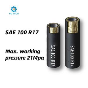Quality SAE 100 R17 High Temperature Compact Max Working Pressure 21MPa Hydraulic Rubber Hose wholesale