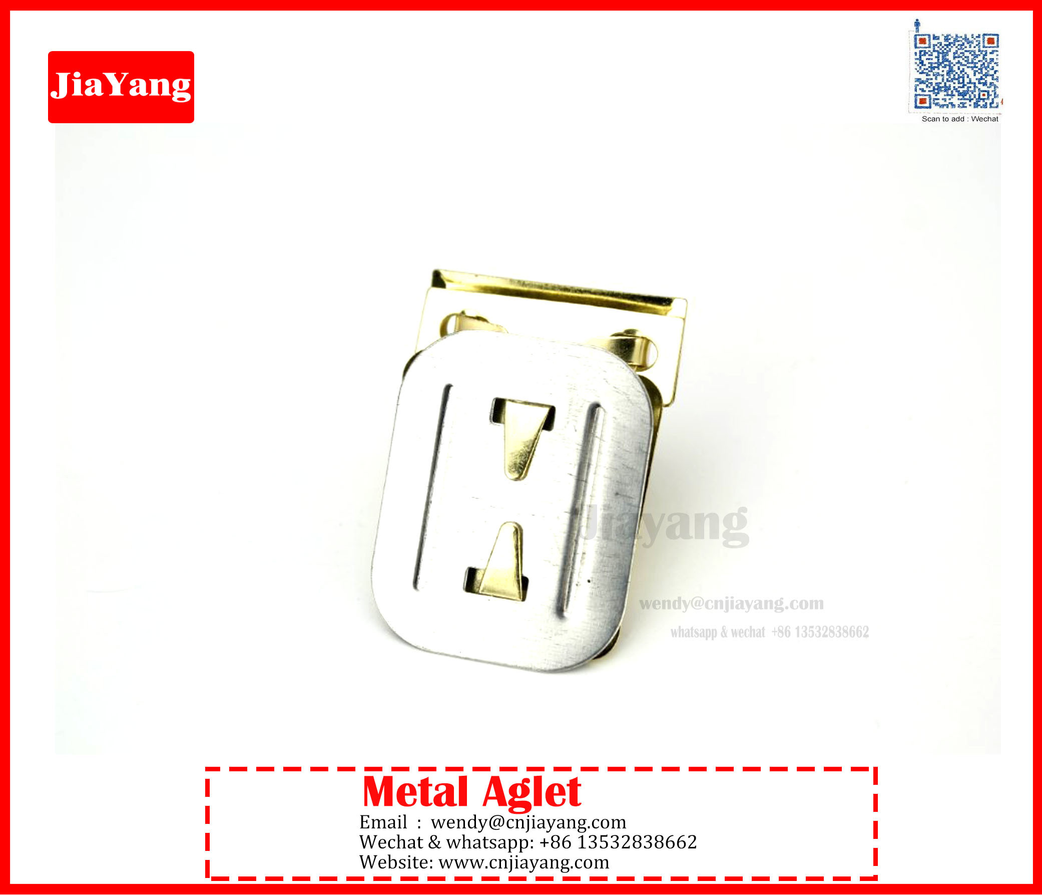 Metal Catch Tuck Latch Lock For Leather Bag Case Purse Clasp