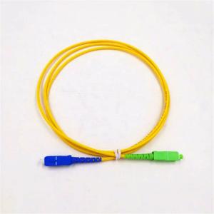 Quality Gpon telecom equipment fiber optical jumper cable patch cord 0.9mm 3.0mm simplex om3 om4 SC FC LC fiber optic patchcord wholesale