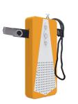 ABS USB FM Radio Receiver USB Interface Frequency Range 88-108MHz