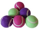 6pcs colored tenns balls