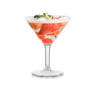 Quality Modern Recyclable Plastic Martini Glasses Clear Plastic Cocktail Glasses OEM ODM wholesale