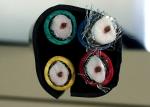 RG6U+CAT5E 75 Ohm Coaxial Cable 4 Core Complex With Lan Cable CATV CCTV