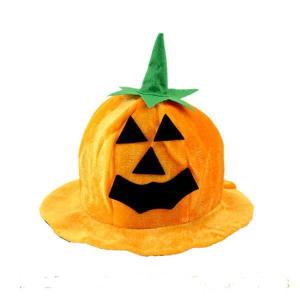Quality Orange Kids Pumpkin Hat Halloween Plush Toys Cute Stuffed Animals wholesale