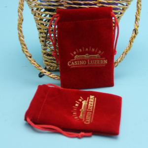 Quality Promotion Handmade Beautiful Mini Felt Drawstring Packaging Velvet Pen Bag wholesale
