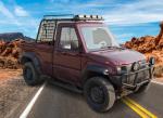 Disc Front Brake EV Pickup Truck With 300kg Load 4 Wheel Electric Car
