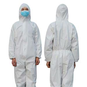 Quality Waterproof 41gsm ASAR SMS Disposable Isolation Gowns wholesale
