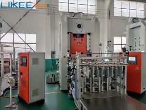 Quality 1-5 Cavities Capacity Electric Aluminum Foil Container Making Machine 380V 50HZ 3 Phase wholesale