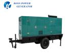 2 Wheel Mobile Diesel Generator , Mobile Electric Generator Remote Controllable