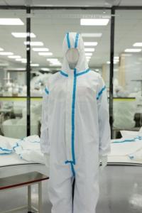 Quality Non Woven Full Body Coverall Disposable Protective Suit CE Approval wholesale