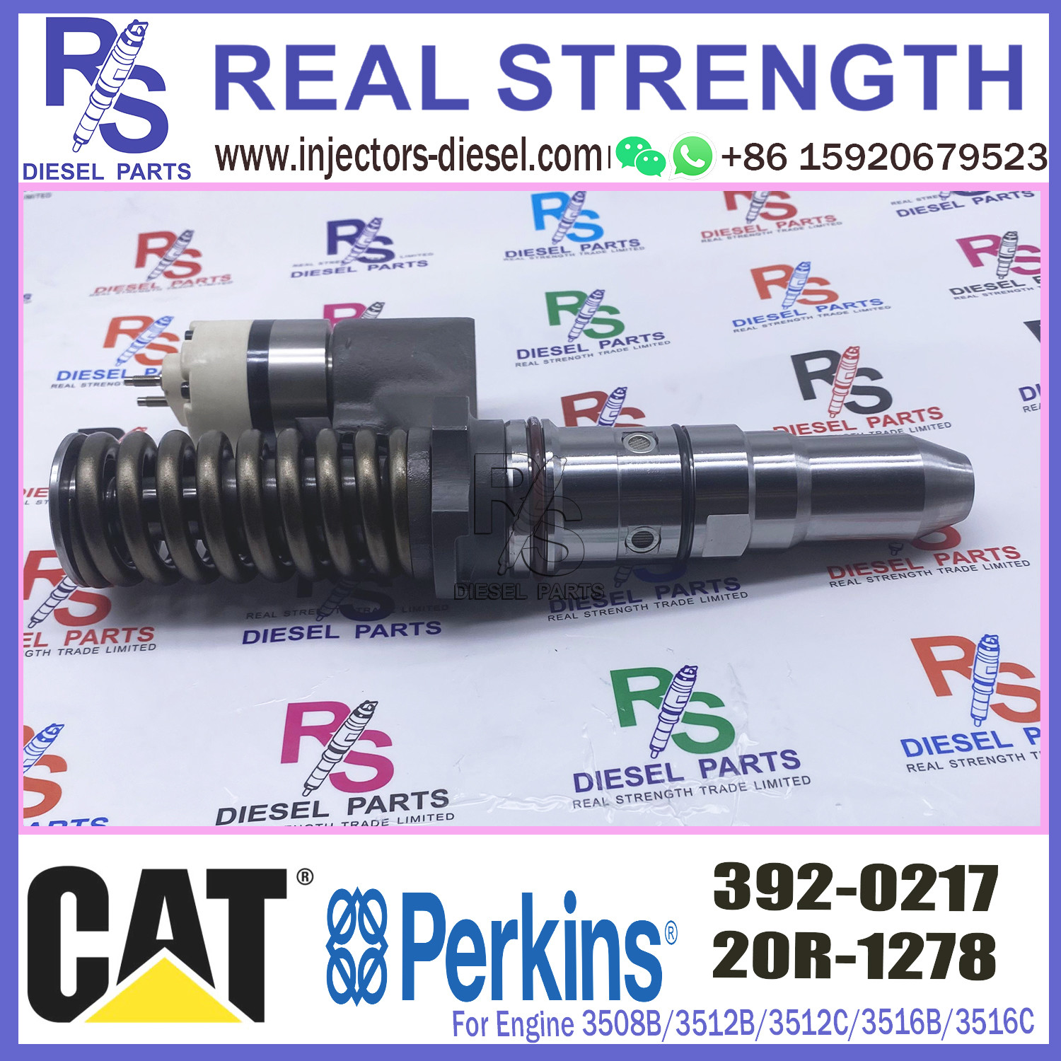 Diesel Engine Parts 3508 3512 3516 3524 Fuel Injector Assy 3920217 392-0217