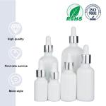 Ceramic Cosmetic Dropper Bottles Set 10ml 15ml 30ml For Essential Oil