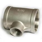 Tee stainless steel screwed tee