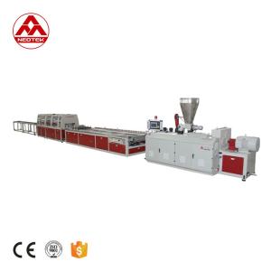 Quality 32.9 rpm Screw Speed PVC Based WPC Extrusion Line Manufactured for Manufacturing Plant wholesale