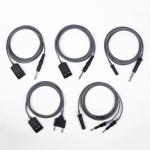 2.0MM Banana Plug Electrosurgica Silicone Bipolar Cable For Forceps