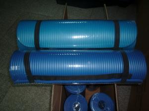 Quality rubber NBR yoga mat supplier 15mm exercise mat wholesale