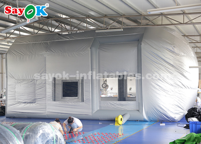 Kampa Air Tent Portable 8.5*4.5*4 Meter Blow Up Paint Booth Oxford Cloth + Transparent PVC Material