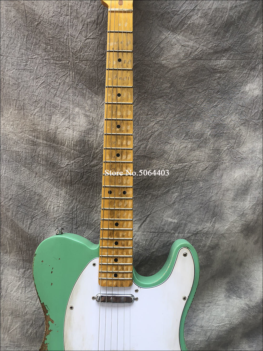 High quality handmade old vintage relic accessories made old aged neck TELE electric guitar free shipping