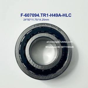 Quality F-607094.TR1-H49A-HLC Ford Motor Transmission Bearing Nylon Cage Taper Roller Bearings 24x50x11.75/14.25mm wholesale