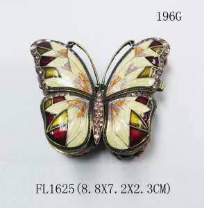 Quality Jewelry Box Metal Butterfly Design Luxury Metal Butterfly Jewelry Box wholesale