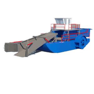 Quality Lake Rubbish River Grass Waste Collecting Boat Sea Transport wholesale