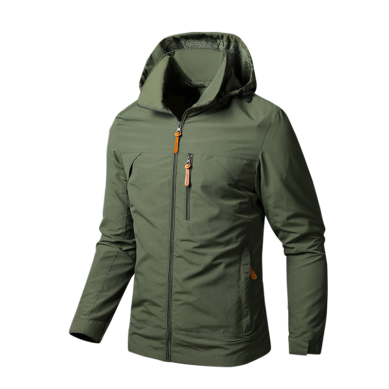 Oem Factory Manufacturer Custom Logo Breathable Water Resistance Jacket Men'S Spring Autumn Outdoor Sports Jacket