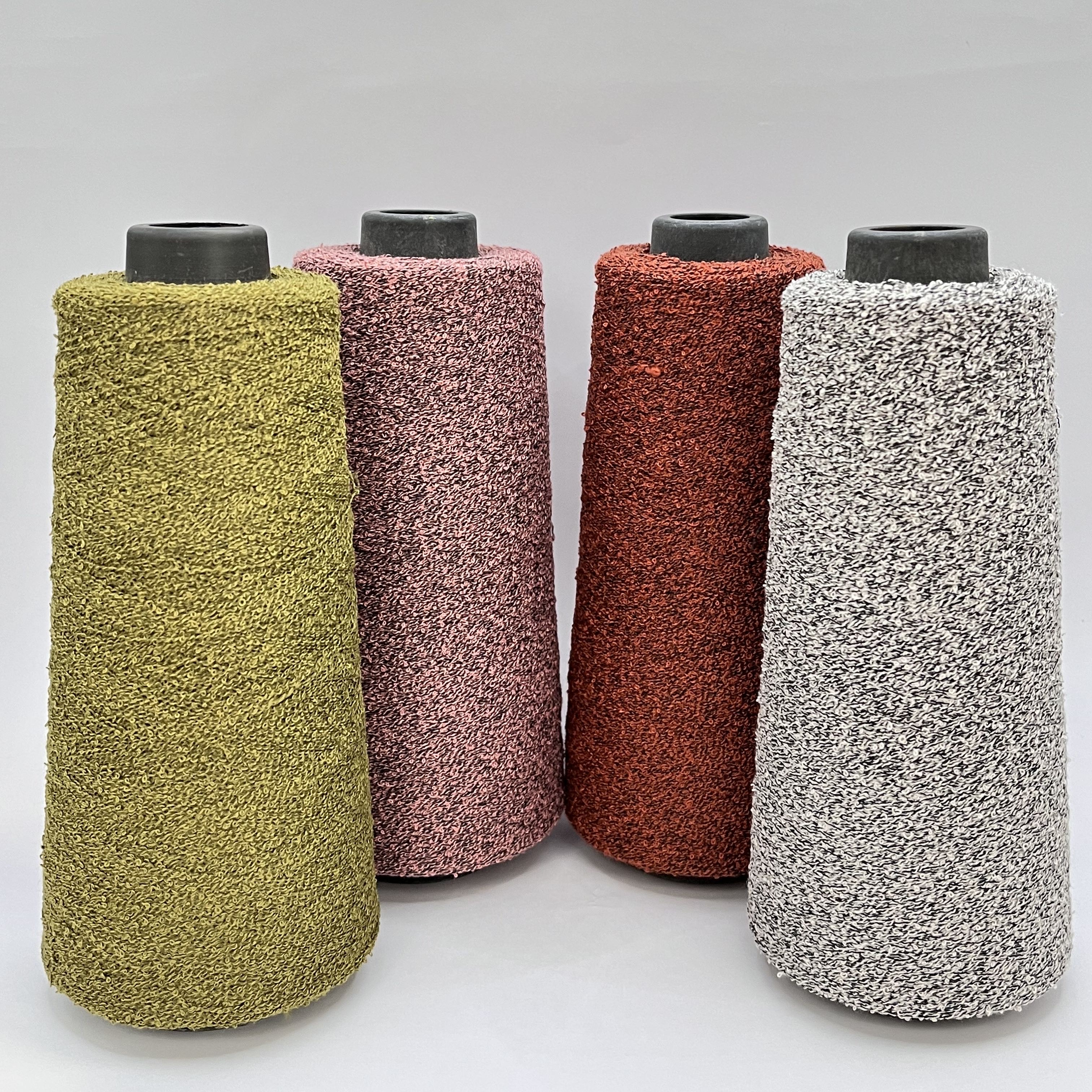 100% Polyester Small Loop Blanket Yarn Hand Knitting 1/21Nm