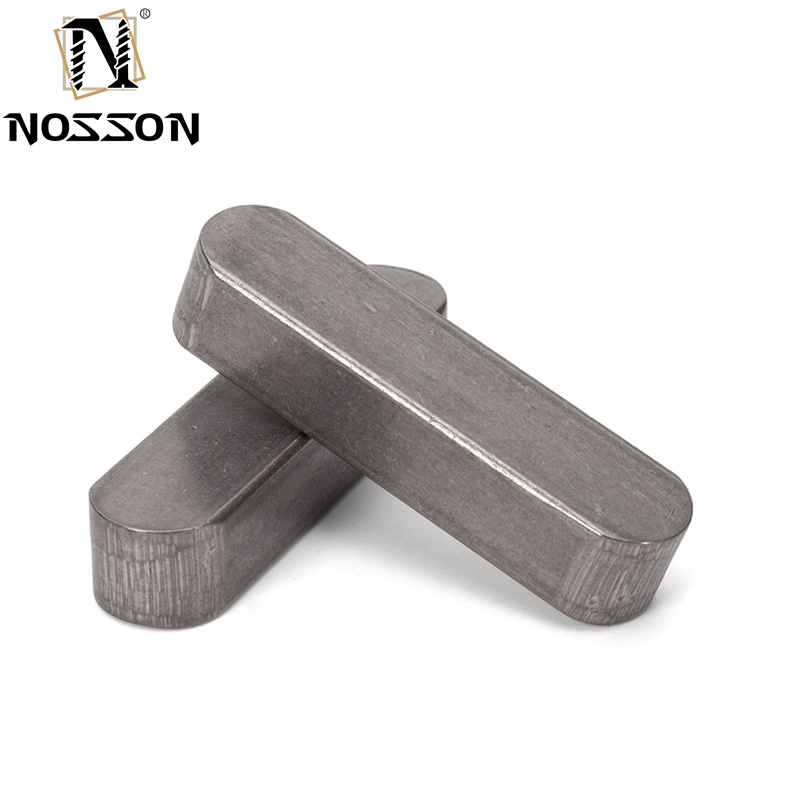 Zinc-Flake Coated High Strength DIN6885 Stainless Steel 304 316 Flat Parallel Key Type A for Heavy Duty Applications