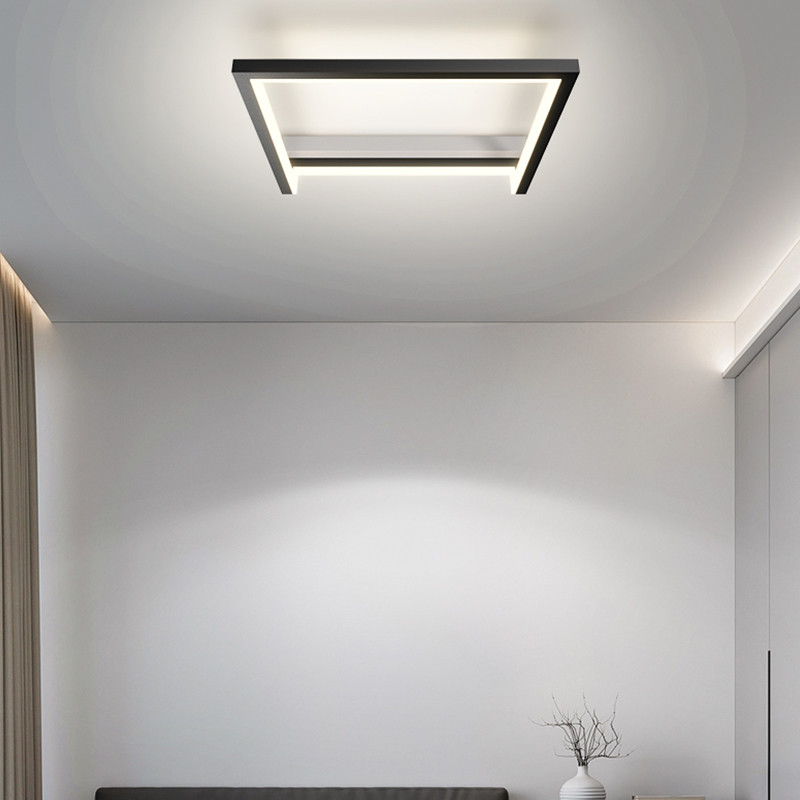 Modern Living Room Ceiling Lights Nordic Creative Atmospheric Bedroom Room square ceiling light(WH-MA-295)