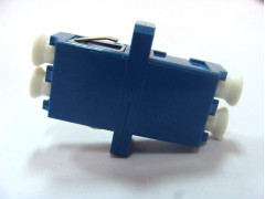 Plastic Singlemode Duplex LC UPC fiber optic cable coupler