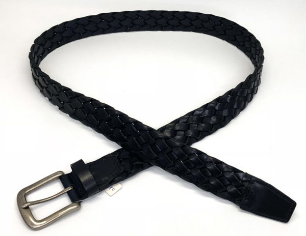 Body Braided Leather Belt , Cool Mens Leather Belts 100 - 140cm Length