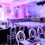Resin Napoleon Chair Wedding White Black Banquet Phoenix Clear 40x43x92cm