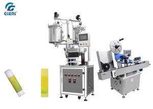 Quality Twelve Nozzles Lip Balm Manufacturing Equipment With Automatic Labeller wholesale